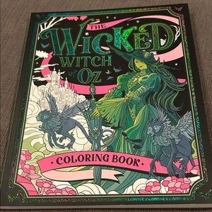 WICKED Witch of Oz coloring Book NEW